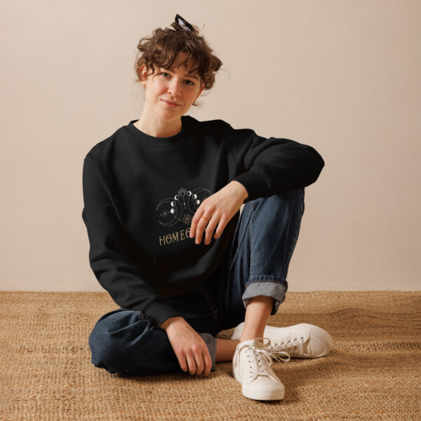 Homeopath Unisex Organic Cotton Sweatshirt - Image 2