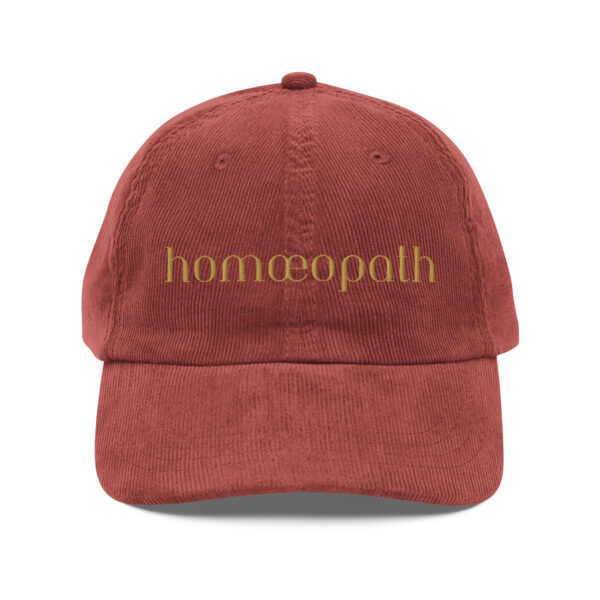 "Homœopath" Vintage corduroy cap - Image 19