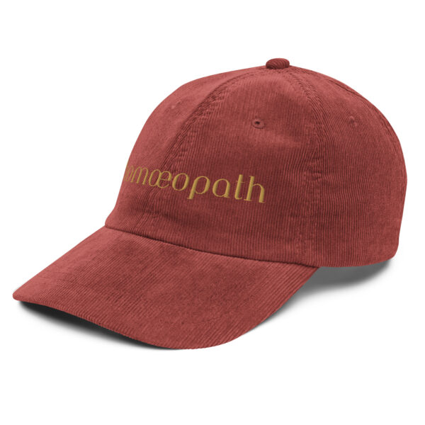 "Homœopath" Vintage corduroy cap - Image 21