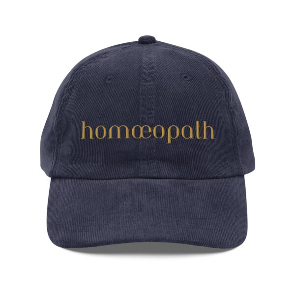 "Homœopath" Vintage corduroy cap - Image 7