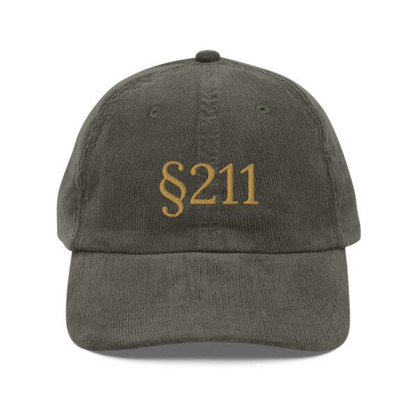 § 211 Vintage Corduroy Cap - Image 15