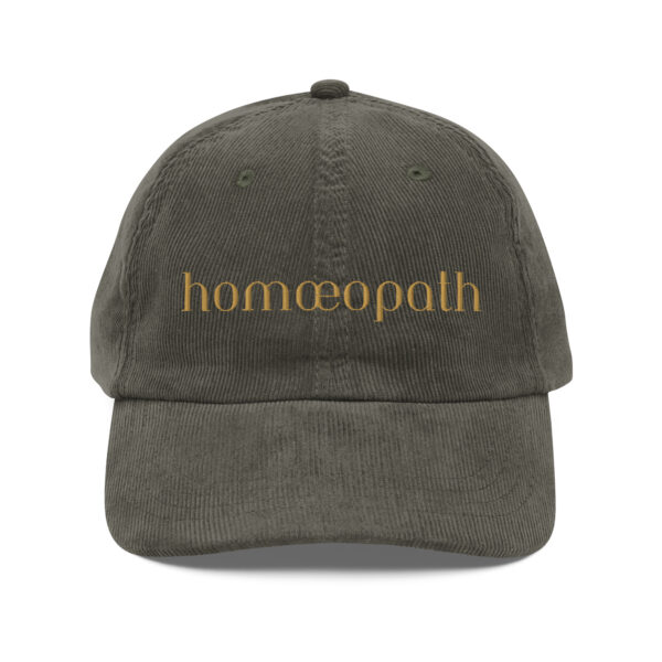 "Homœopath" Vintage corduroy cap - Image 15